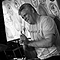 Андрей Родин (Архимандрей Кислородин), концерт в пабе «Glastonberry», 19.02.2011. Фотограф — Яна Шраер-Ветрова